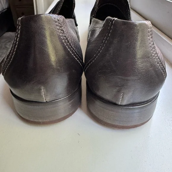 Bacco Bucci Italian brown leather men’s loafers size 11.5 - Picture 3 of 4